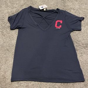 Oversized Cleveland baseball tee